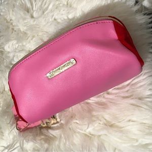 Juicy Couture pink & red cosmetics bag